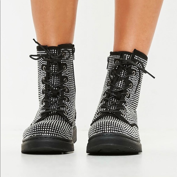 Black Ankle/Combat Boots - Picture 3 of 7